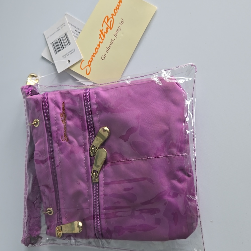 Samantha Brown Purple Crossbody Bag